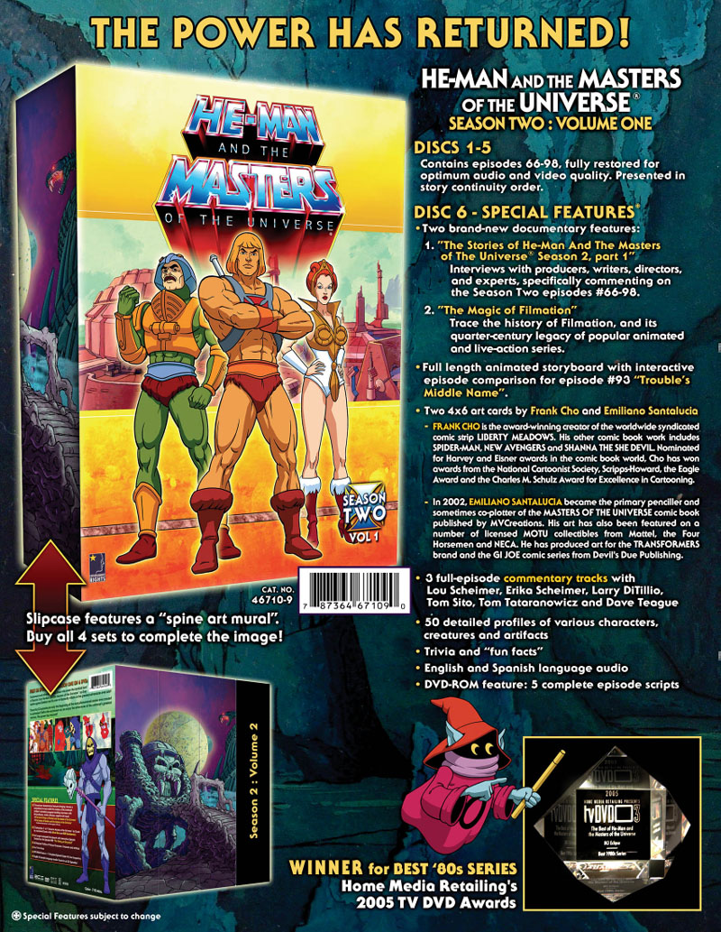 Box DVD He-Man e os Mestres do Universo - 2º Temporada - Vol. 2